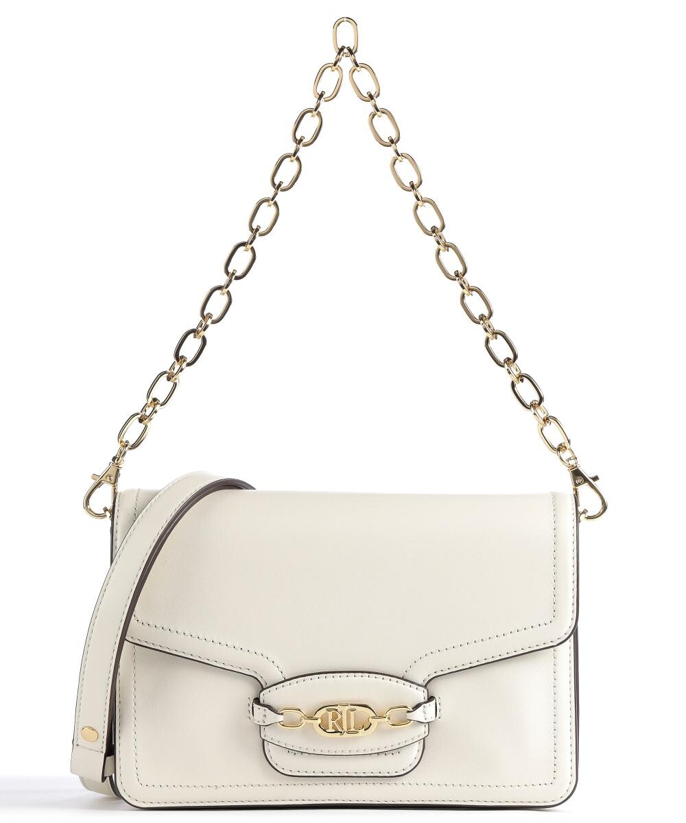 

Сумка на плечо Sydnee 25 из мелкозернистой кожи Lauren Ralph Lauren, белый