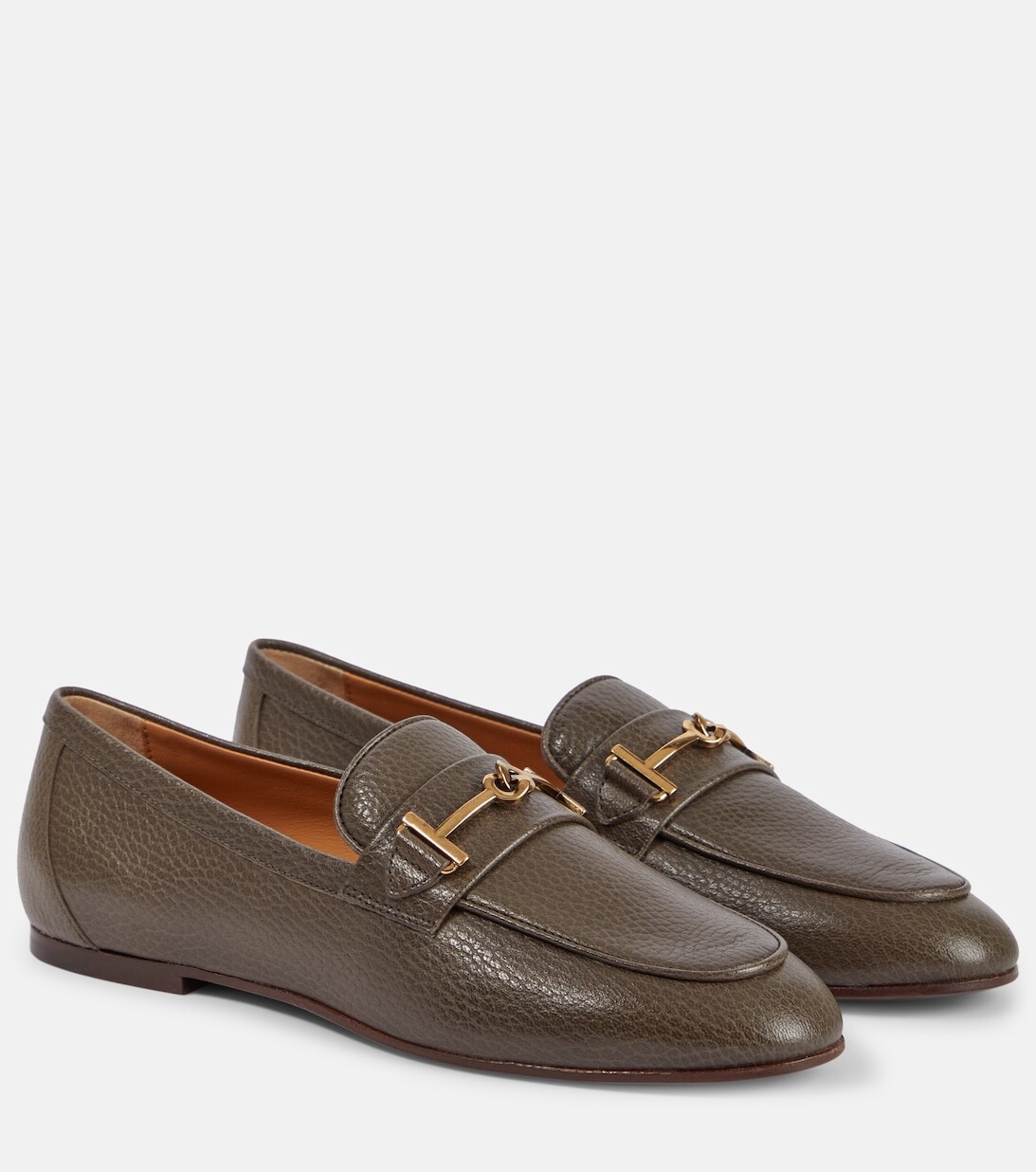 

Кожаные лоферы Tod's, коричневый