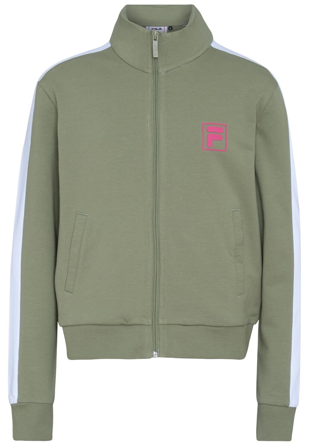 

Толстовка на молнии Bestwig Cropped Track Fila, цвет oil green