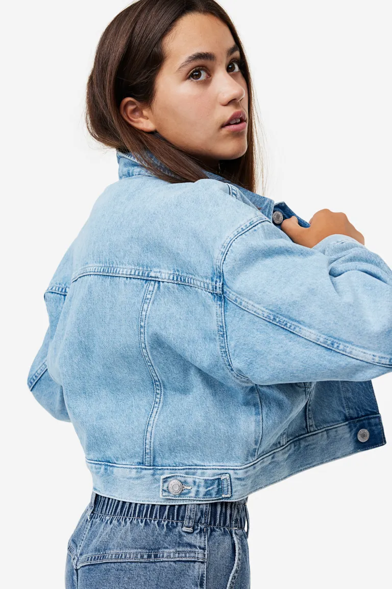 

Джинсы свободного кроя H&M, синий