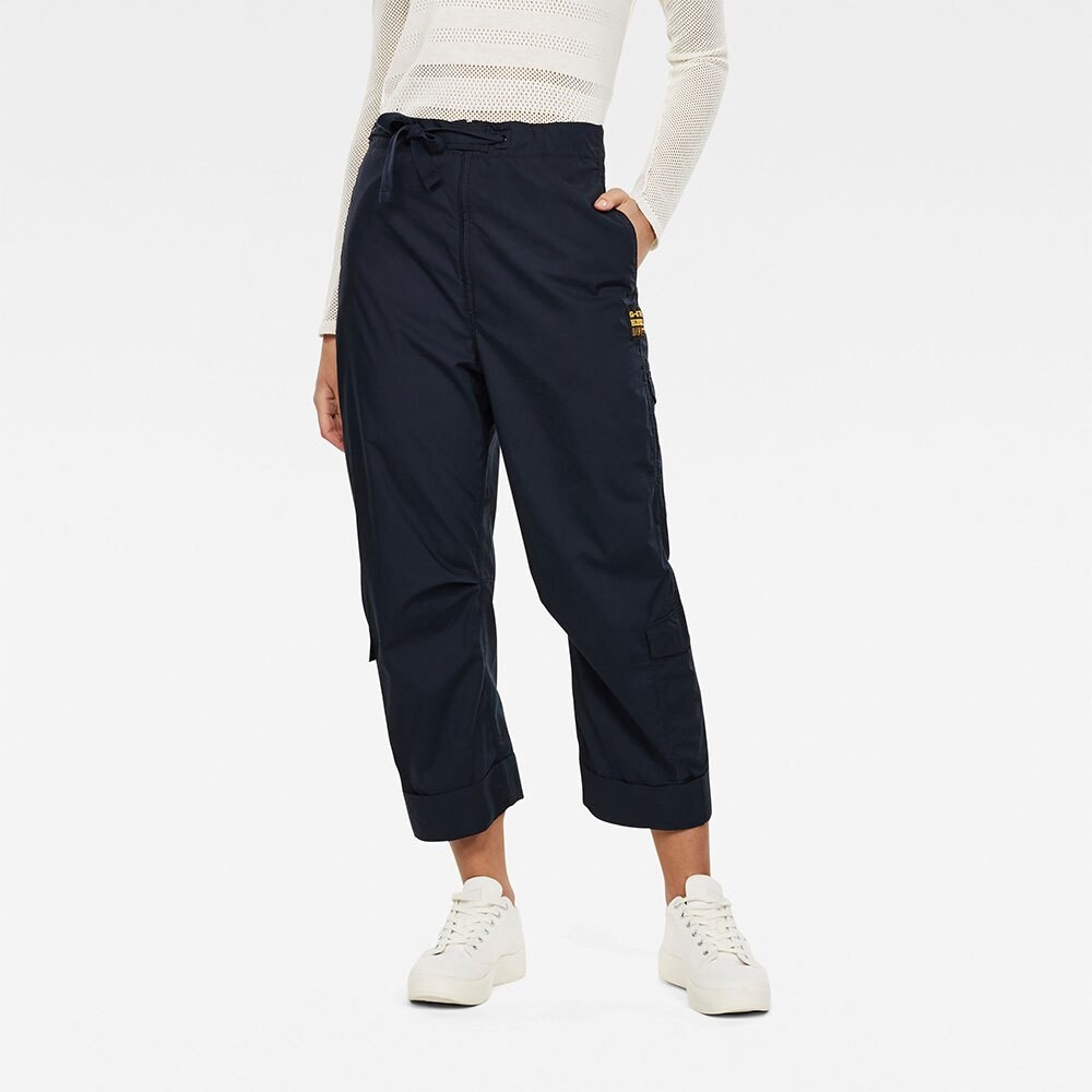 

Брюки G-Star 3D Utility High Waist Loose Crop, синий