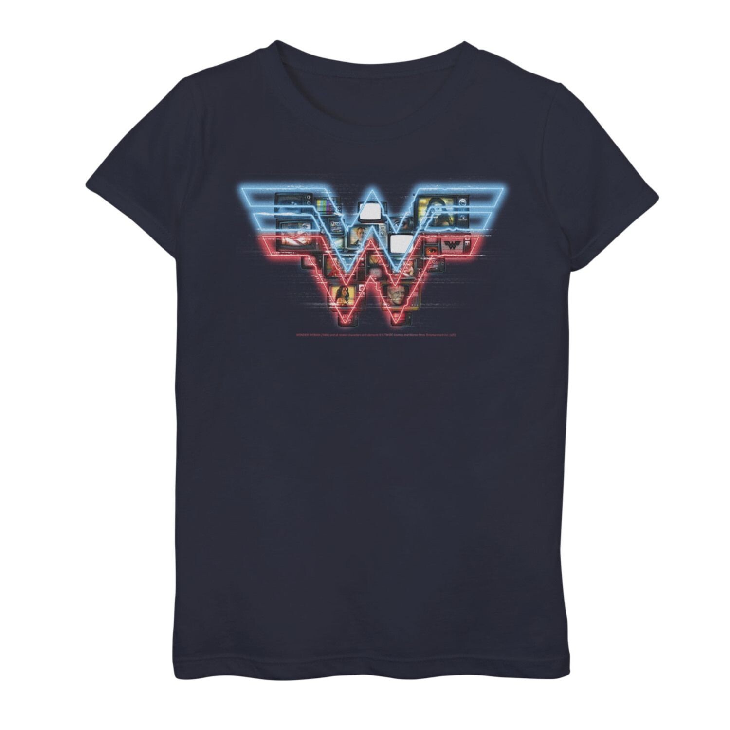 

Футболка со светящимся логотипом и графическим рисунком DC Comics Wonder Woman для девочек 7–16 лет DC Comics