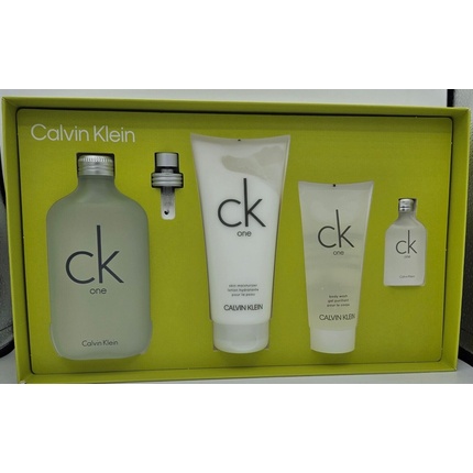 Calvin Klein CK One 200ml EDT + Cream 200ml + Shower Gel 100ml + EDT 15ml ck one u edt 100ml