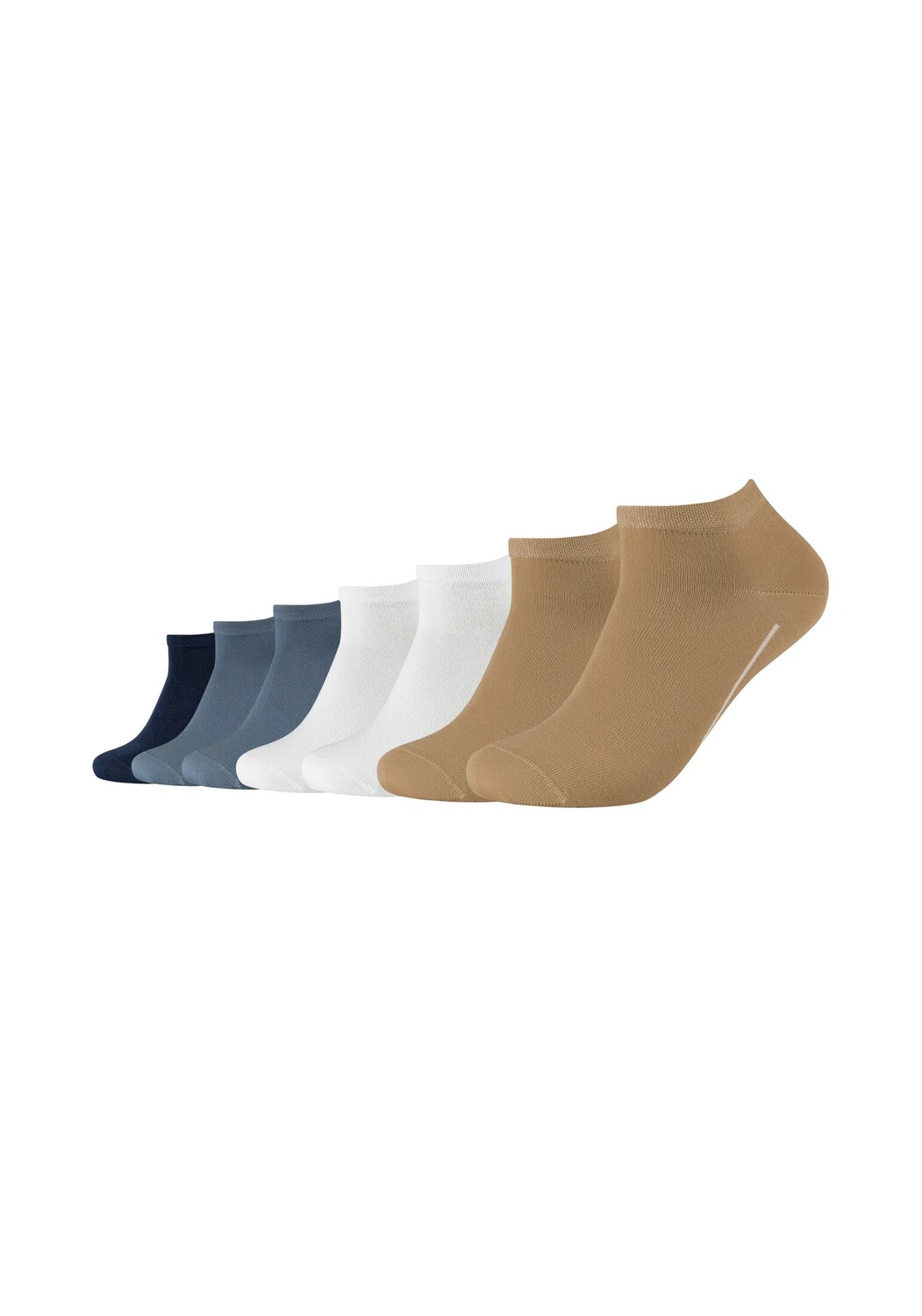 

Носки camano Sneaker 7 шт ca soft, цвет iced coffee
