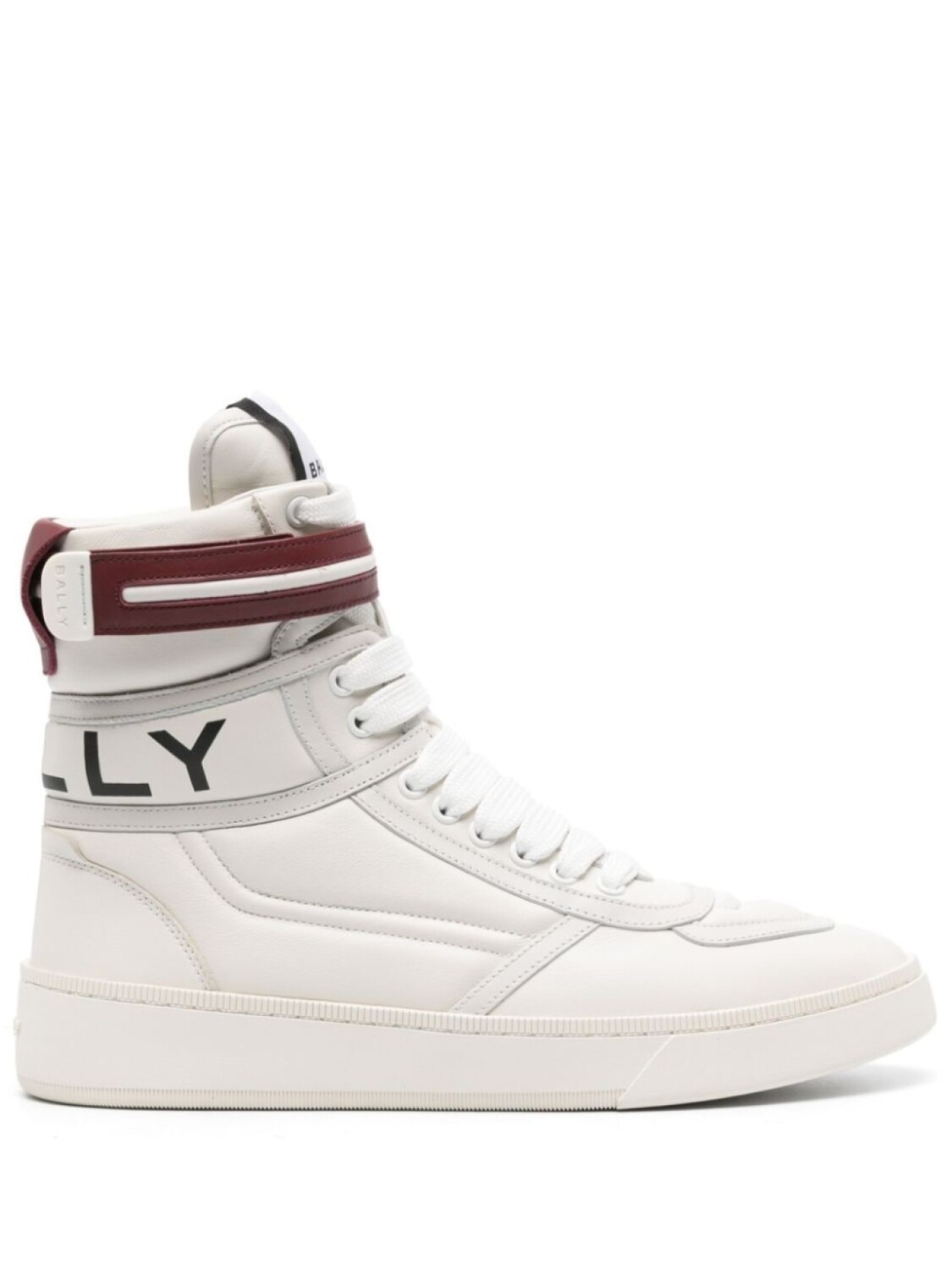 

Bally высокие кроссовки с полосками, белый