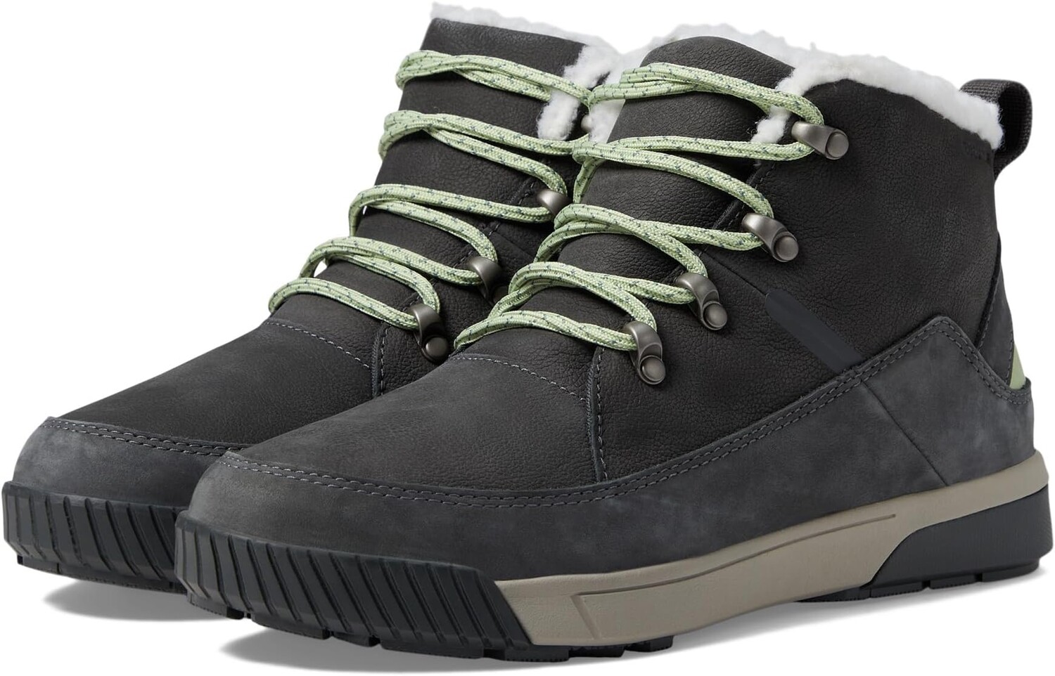 

Зимние ботинки Sierra Mid Lace Waterproof The North Face, цвет Asphalt Grey/Misty Sage