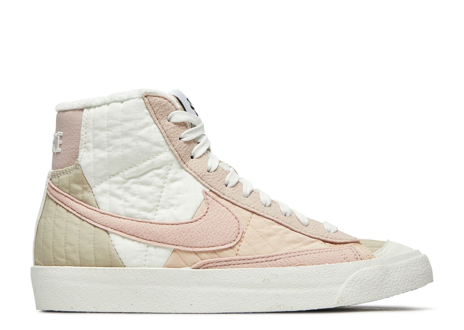 кроссовки nike wmns blazer mid 77 lx next nature toasty oil green зеленый Кроссовки Nike Wmns Blazer Mid '77 Lx Next Nature 'Toasty - Pink Oxford', розовый