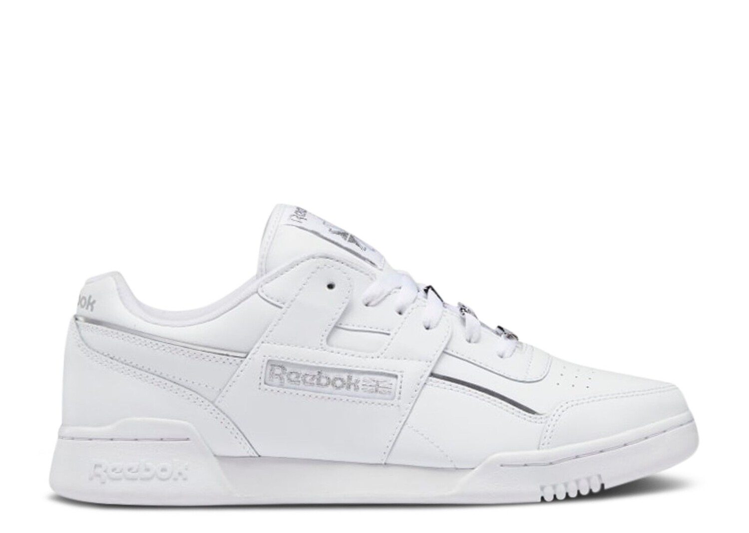 

Кроссовки Reebok Workout Plus 'White Matte Silver', белый