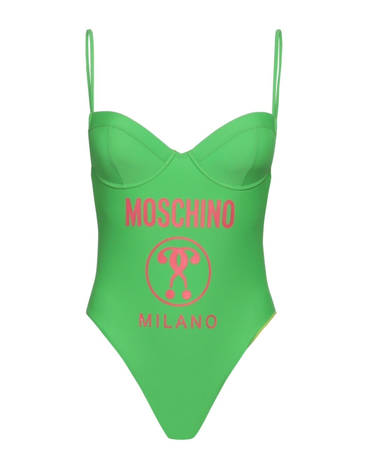 

Цельный купальник Moschino, зеленый