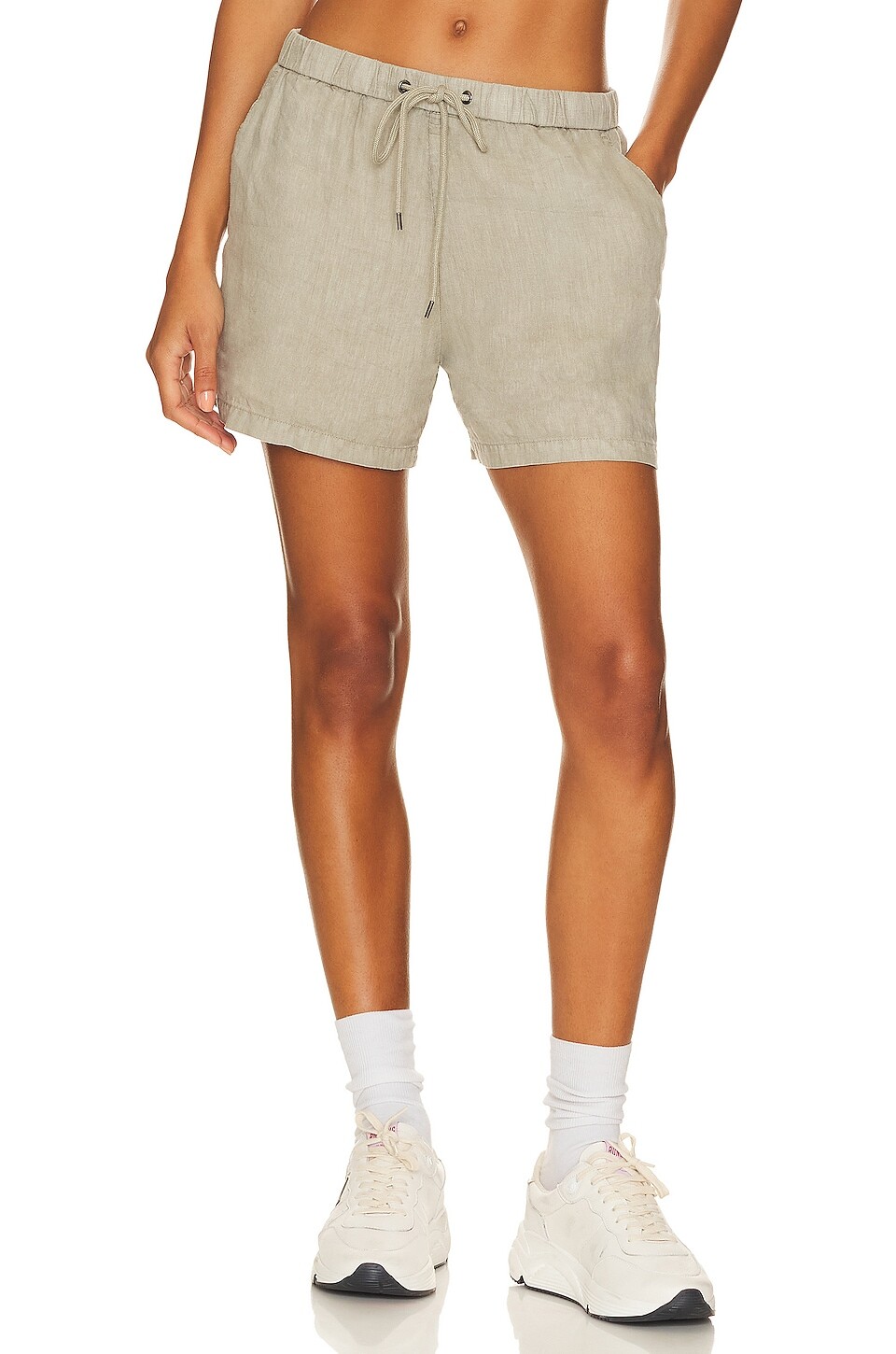 

Шорты James Perse Canvas Linen Short, цвет Silt