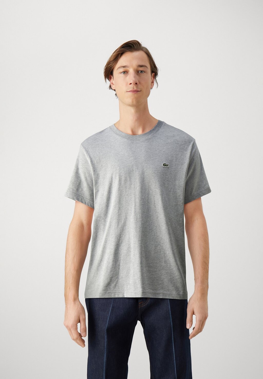 

Базовая футболка Lacoste, светло-серый