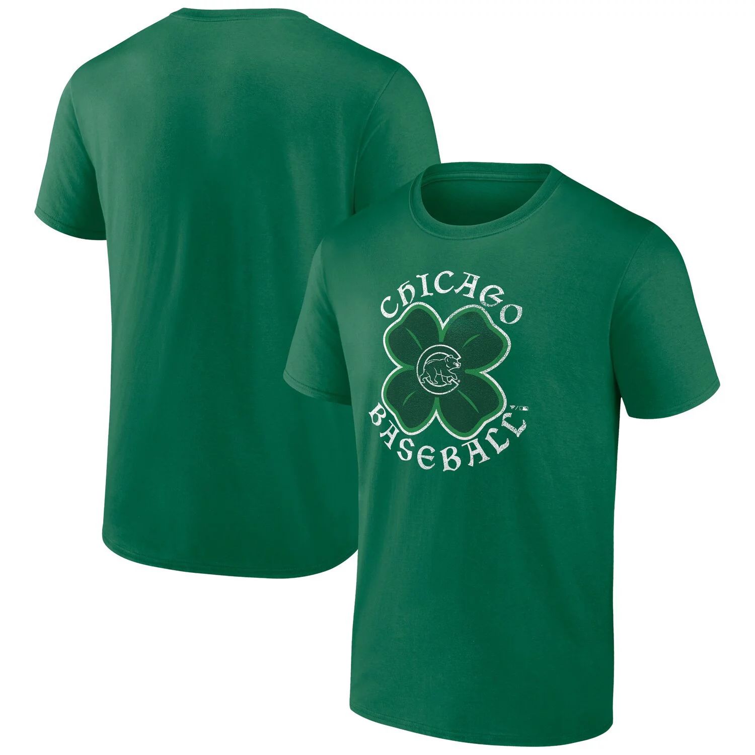 

Мужская футболка Fanatics с логотипом Kelly Green Chicago Cubs Celtic Clover