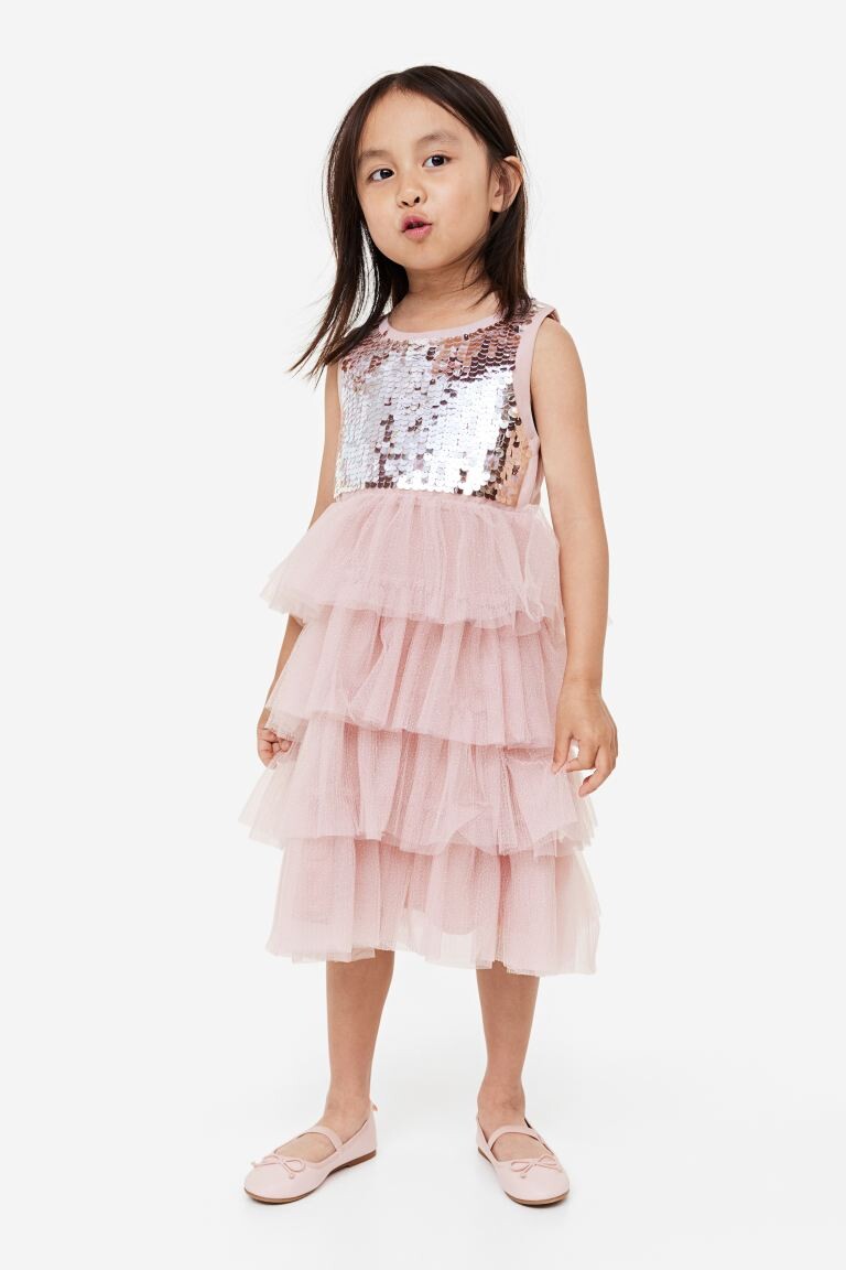 

Платье из тюля с пайетками H&M