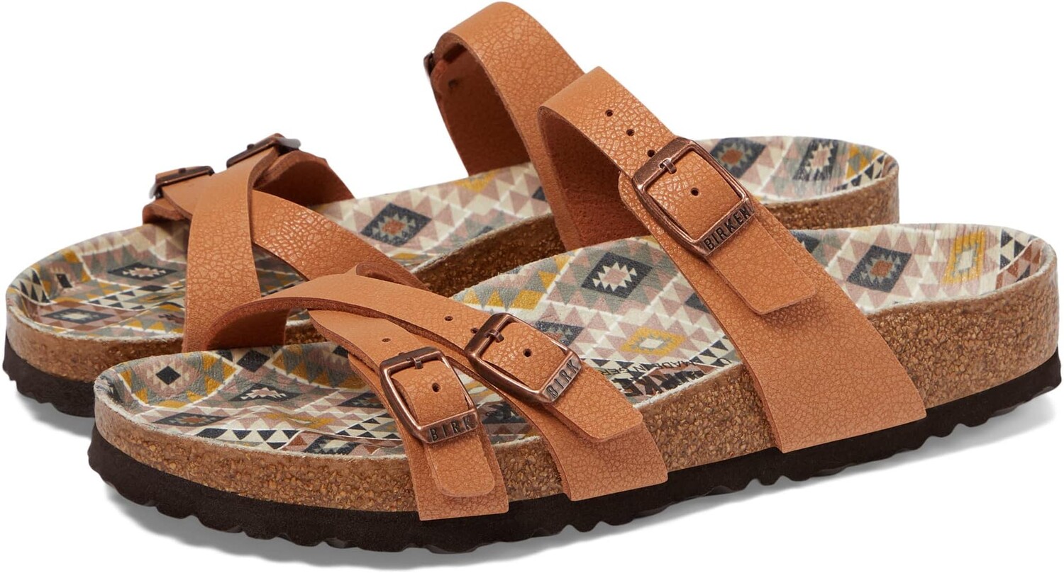 

Сандалии на плоской подошве Franca Geo Vegan Birkenstock, цвет Pecan Geo