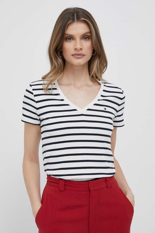

Хлопковая футболка Tommy Hilfiger, белый