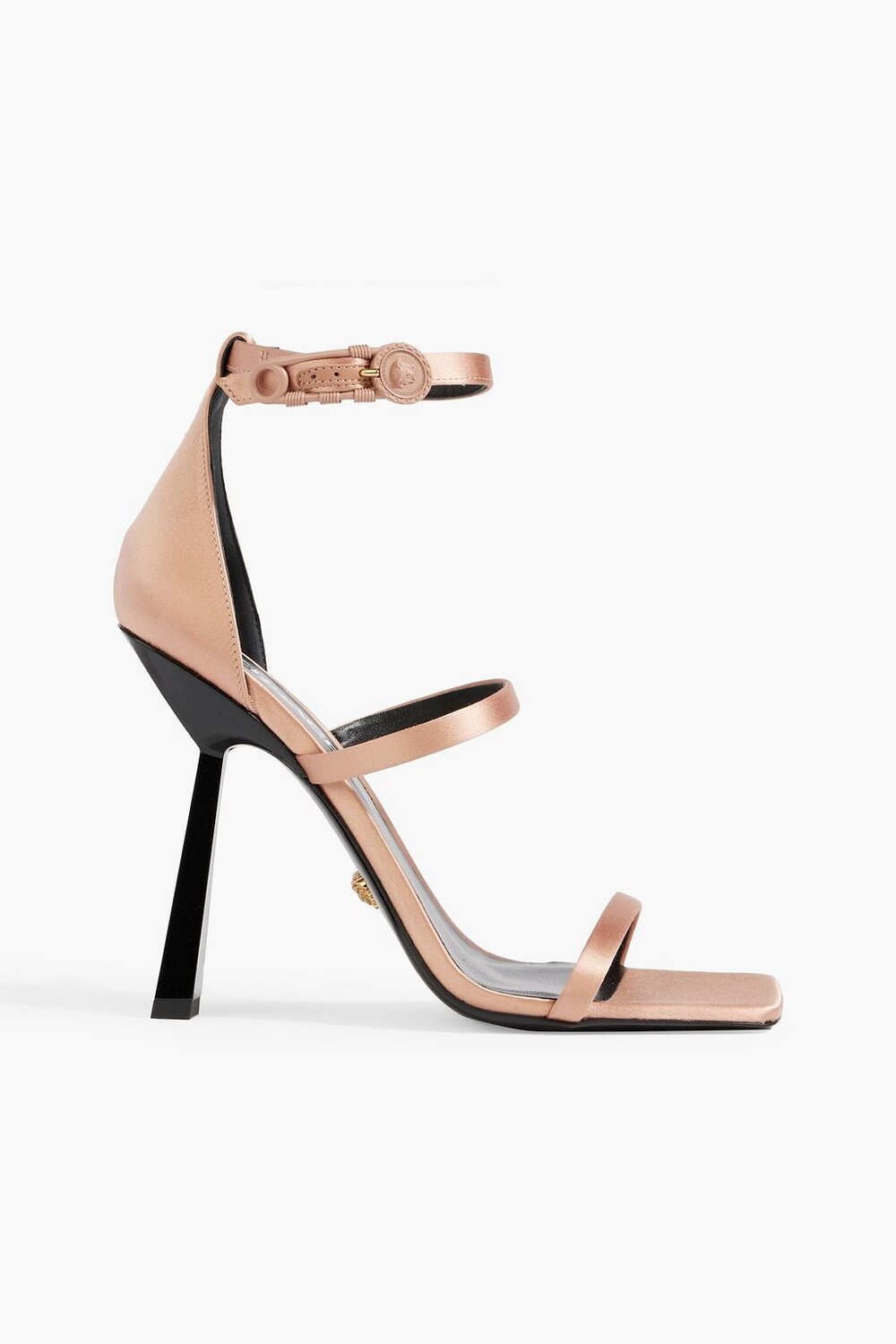 

Атласные босоножки VERSACE, античная роза