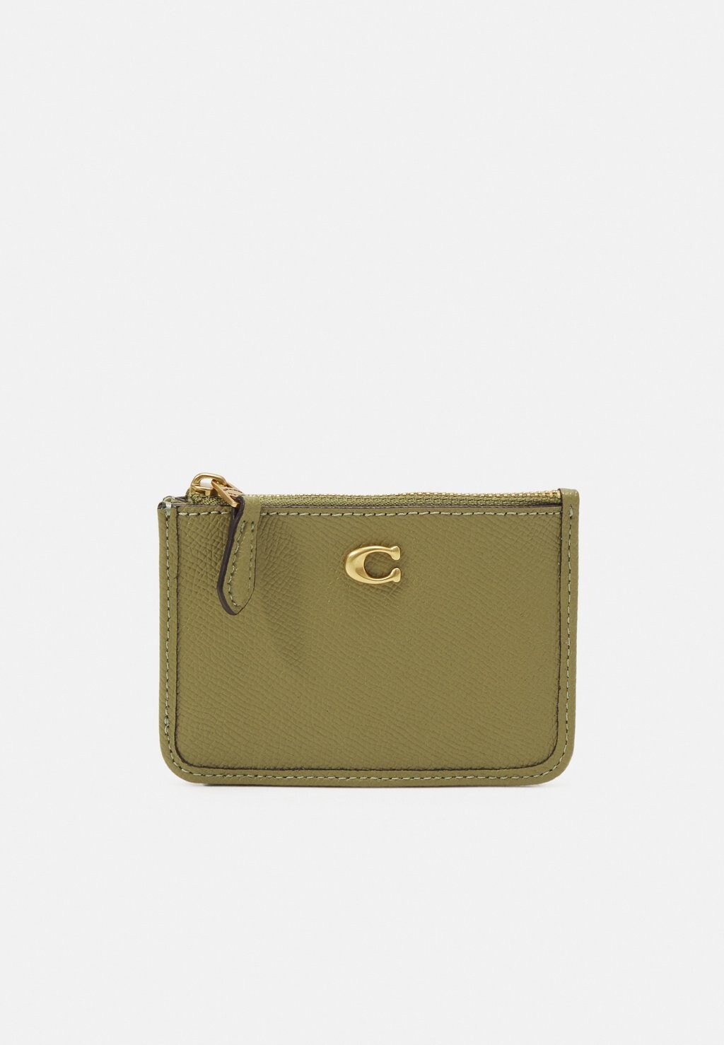 

Кошелек Crossgrain Mini Skinny Coach, цвет moss
