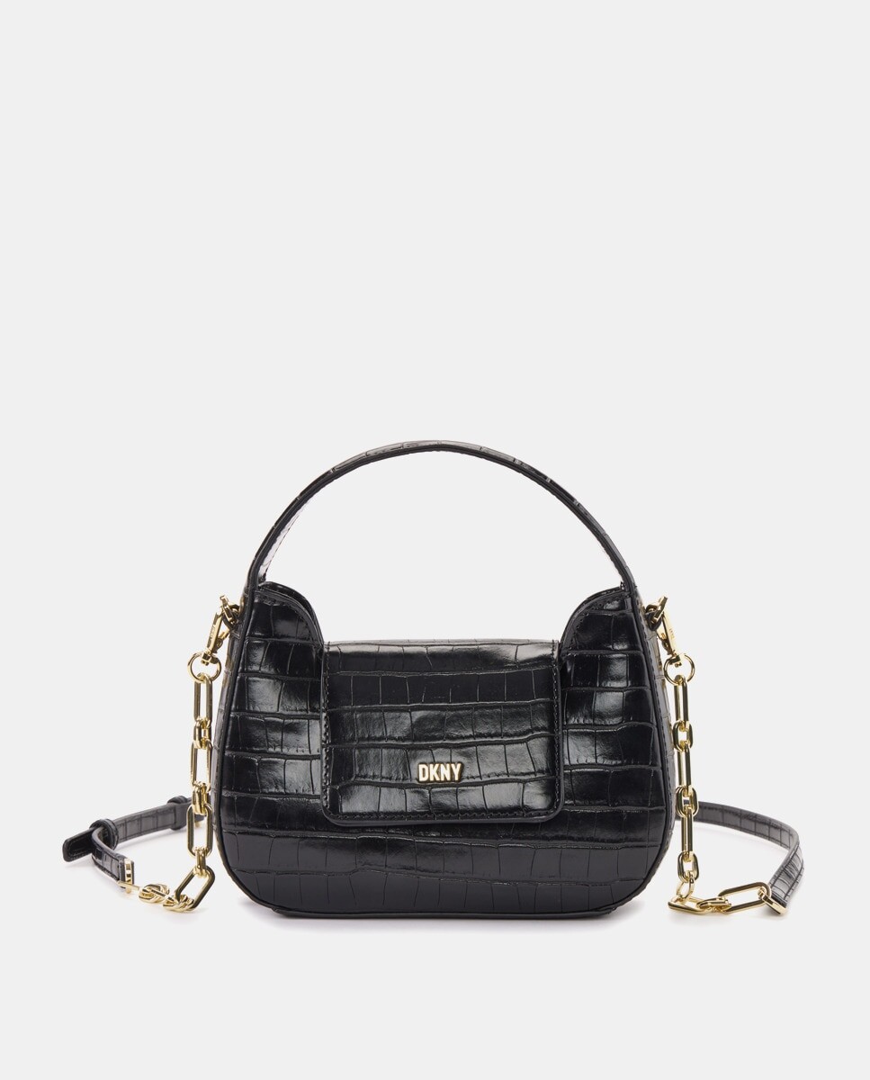 

Маленькая черная сумка-тоут Arden со съемным ремнем через плечо DKNY, черный