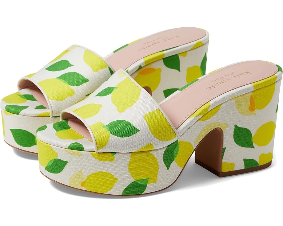 Туфли Kate Spade New York Ibiza, цвет Lemon Toss/Parchment