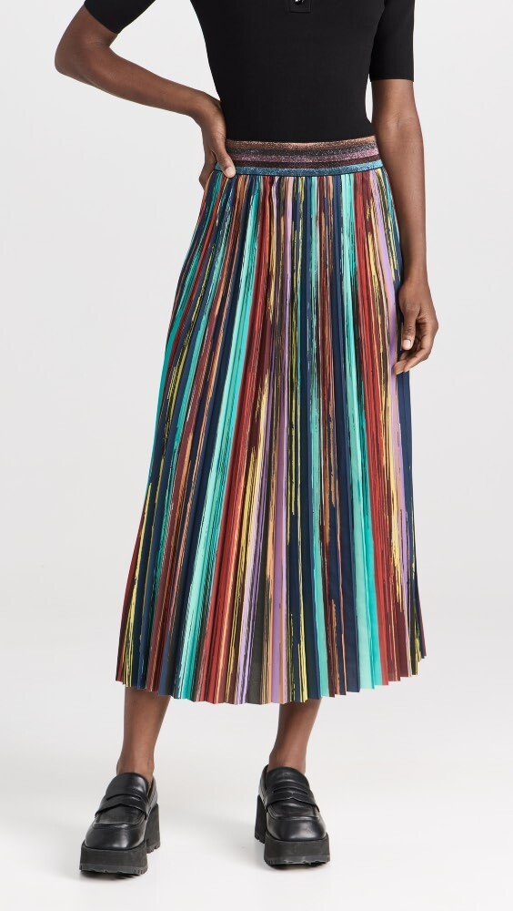 

Юбка Le Superbe Painted Stripe Pleated