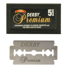 Дерби, Лезвия для бритвы, Черный Премиум, 5 шт., Derby лезвия для бритвы derby premium 100 шт