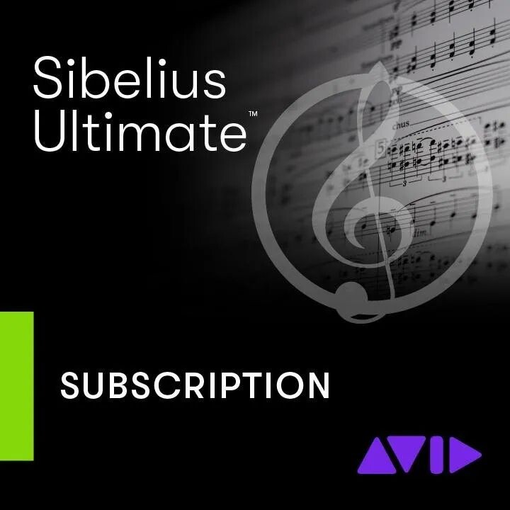 

Avid Sibelius Ultimate — подписка на 1 год