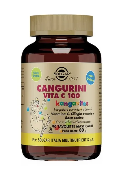 

Мастика Kangaroos Vitam C100Cpr с витамином С Solgar