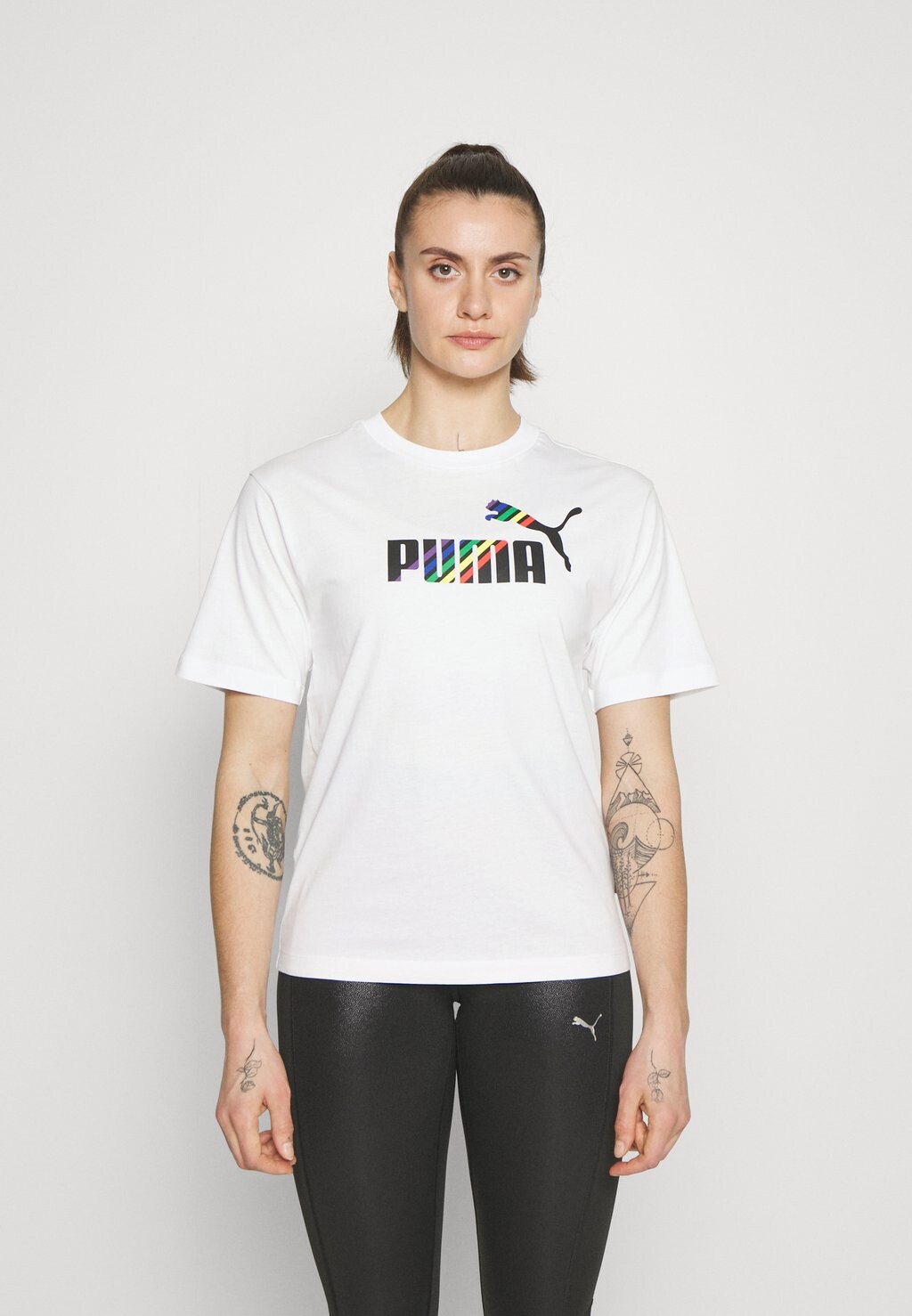 

Футболка с принтом Puma, белый