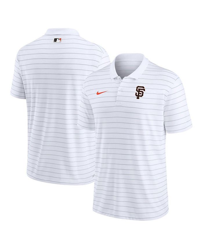 

Мужская белая рубашка-поло San Francisco Giants Authentic Collection Victory в полоску Performance Nike, белый