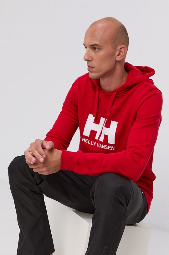 Худи с логотипом HH Helly Hansen, красный