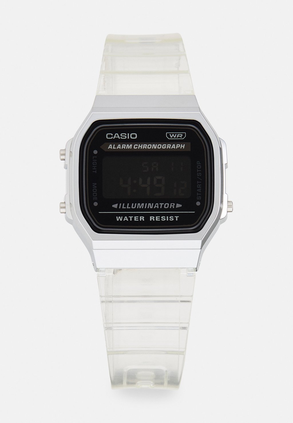 Цифровые часы Unisex Casio, цвет white transparent 5 piso transparent plastic coin acceptor export philippines 1 peso mechanical white transparent machine