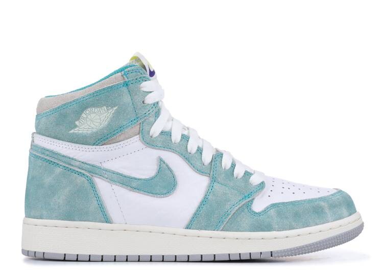 

Кроссовки AIR JORDAN 1 RETRO HIGH OG GS 'TURBO GREEN', зеленый