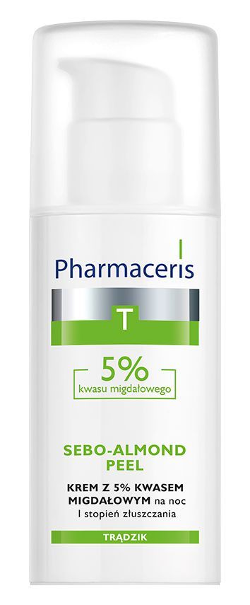 Pharmaceris T Sebo-Almond Peel 5% крем для пилинга лица, 50 ml pharmaceris t sebo almond claris cleasing solution 190 ml