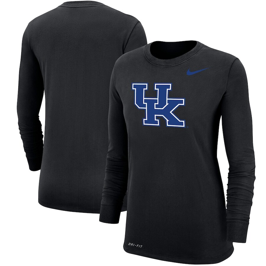 

Футболка с длинным рукавом Nike Kentucky Wildcats, черный