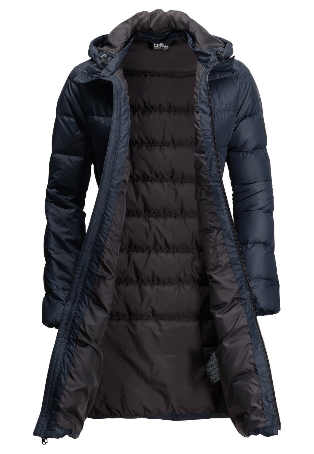 

Пуховое пальто LENAUPLATZ Jack Wolfskin, темно-синий деним