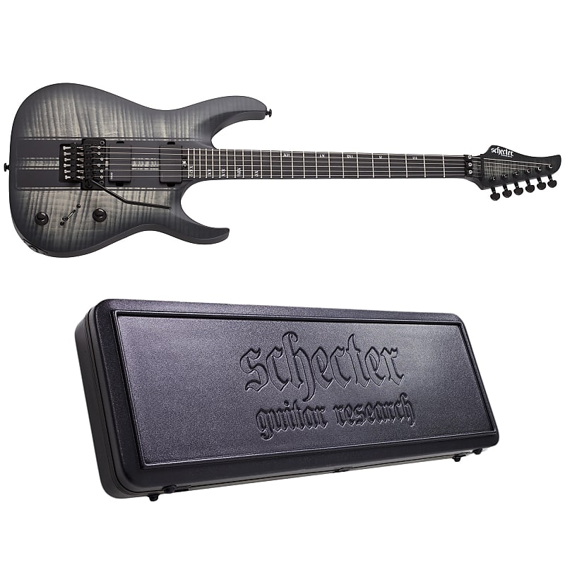 Электрогитара Schecter Banshee GT FR Satin Charcoal Burst SCB Electric Guitar + Hard Case