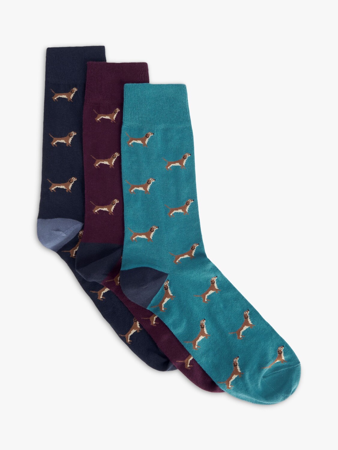 

Носки для собак Daschund John Lewis, мульти