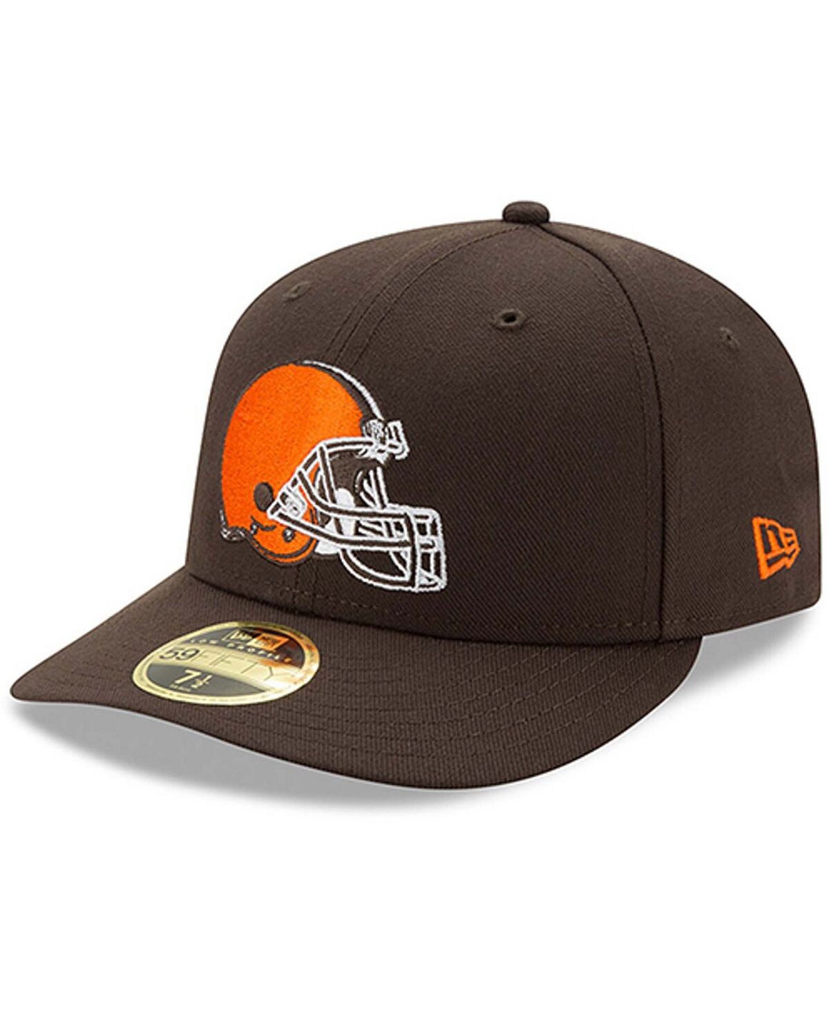 

Мужская коричневая структурированная шляпа Cleveland Browns Omaha Low Profile 59FIFTY New Era