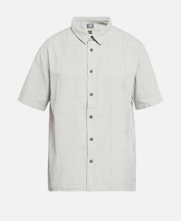 

Рубашка с короткими рукавами – удобная посадка Quiksilver, серый