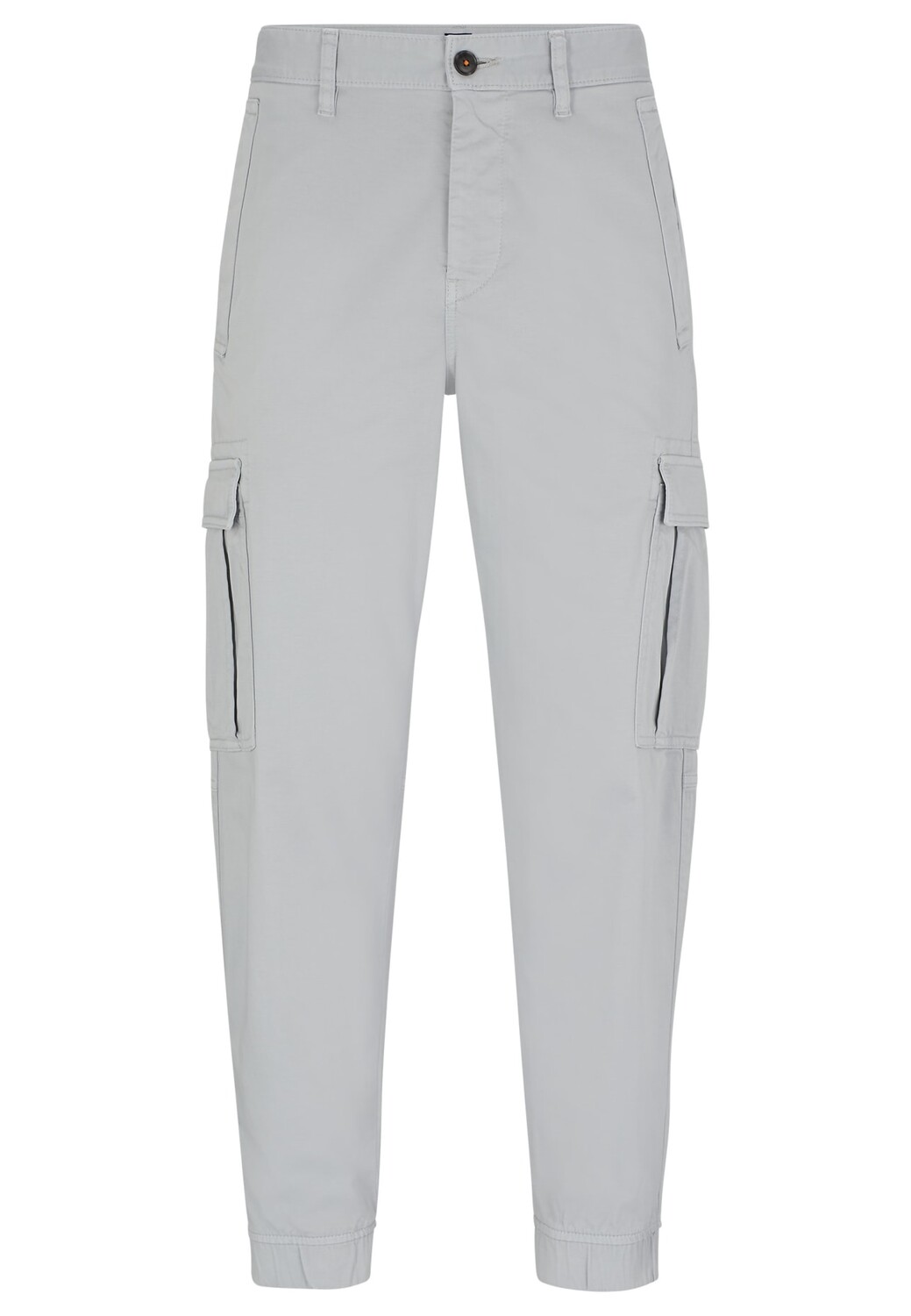 

Брюки BOSS SISLA-4-CARGO Regular Fit, светло-серый
