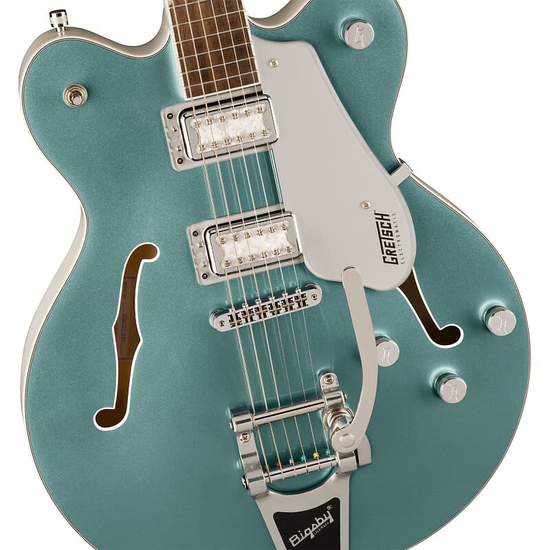 

Электрогитара Limited Edition Gretsch G5622T-140 Electromatic Double Platinum Center Block w/Bigsby, Two-Tone Stone Platinum/Pearl Platinum, with Free Shipping!