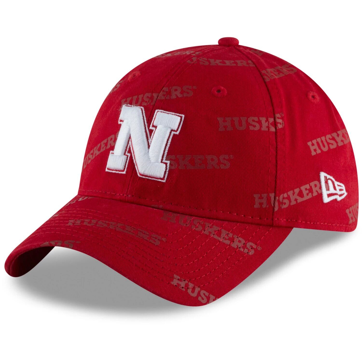 

Женская регулируемая шляпа New Era Scarlet Nebraska Huskers с надписью 9TWENTY New Era