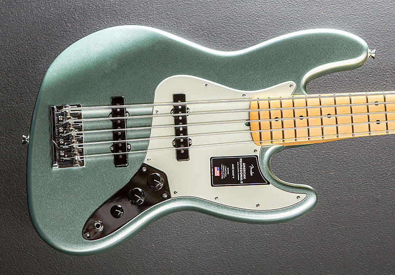 

Басс гитара American Professional II Jazz Bass V - Mystic Surf Green w/Maple