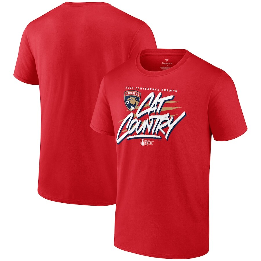 

Футболка с коротким рукавом Fanatics Branded Florida Panthers, красный