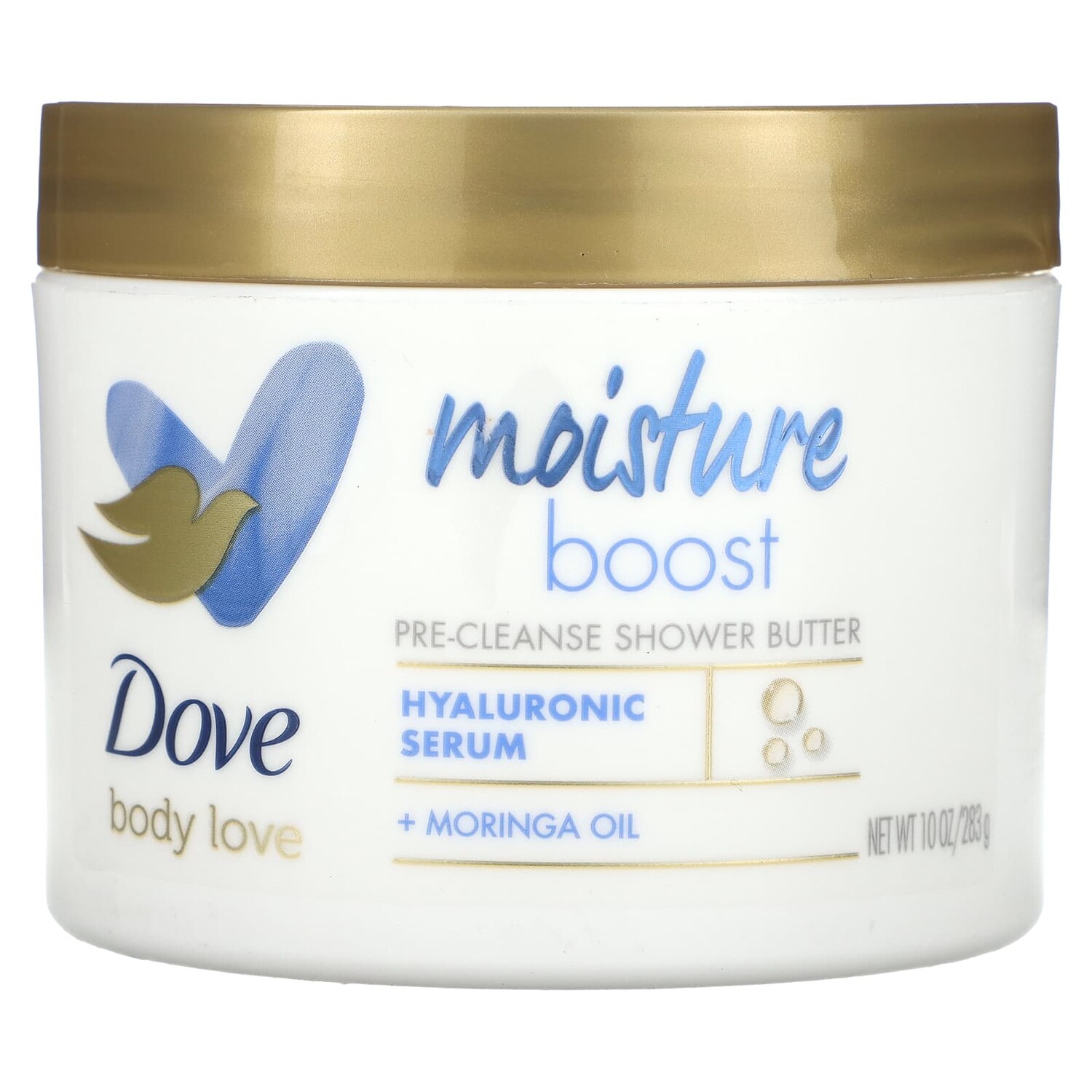 

Body Love, Moisture Boost, предварительное очищение, масло для душа, 283 г (10 унций), Dove