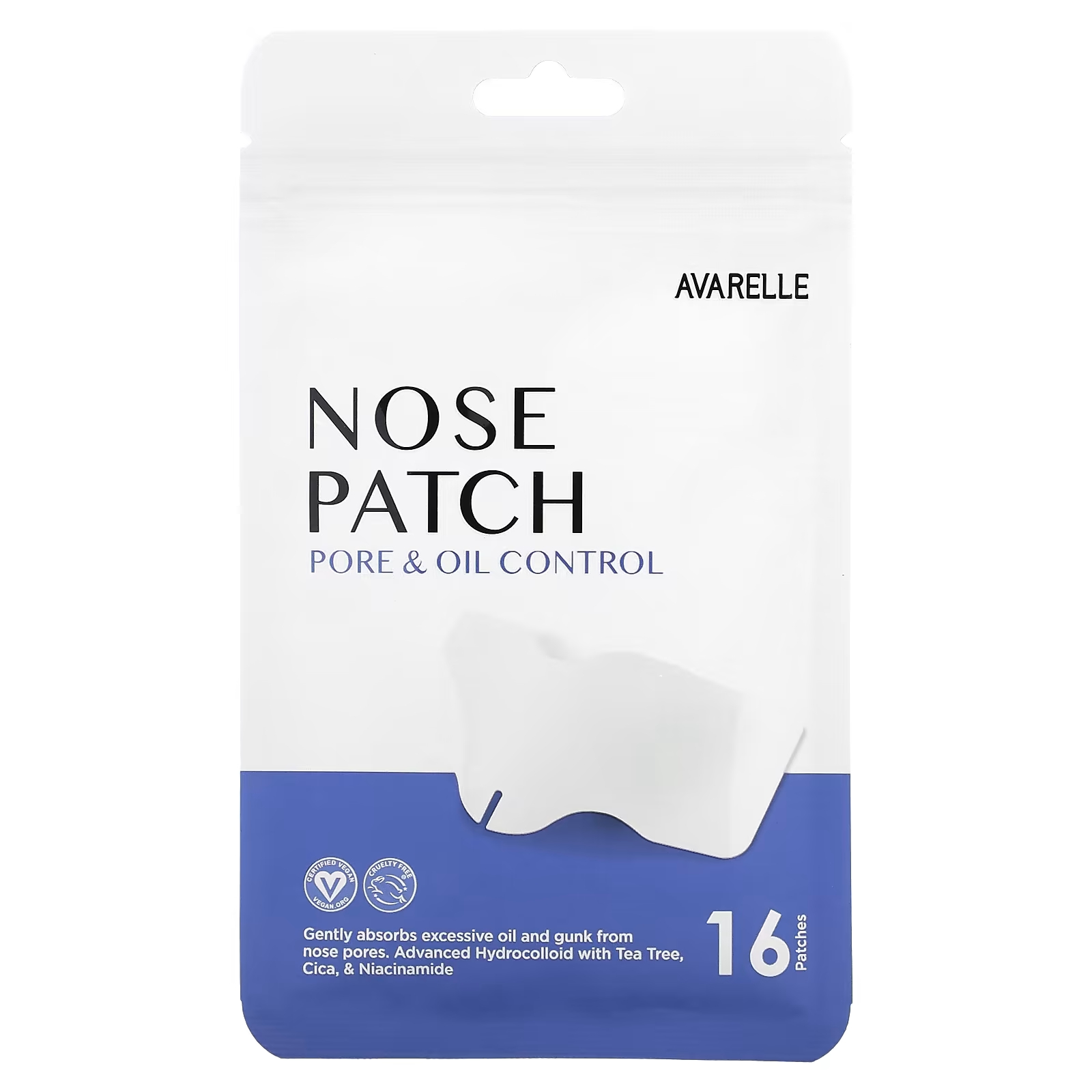 Avarelle Nose Patch Pore & Oil Control 16 патчей
