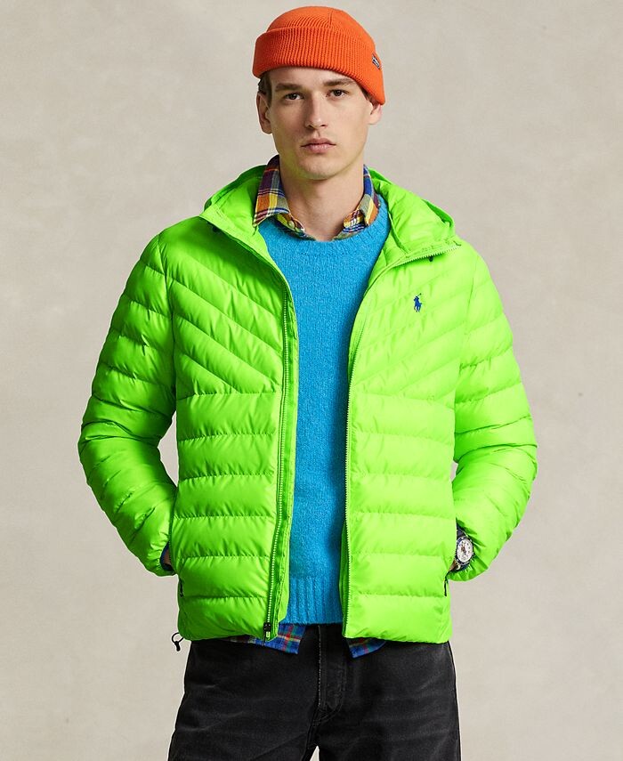 

Мужская компактная водоотталкивающая куртка Polo Ralph Lauren, цвет Rescue Green