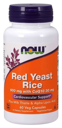 Красный дрожжевой рис 600 мг (60 капсул) Now Foods