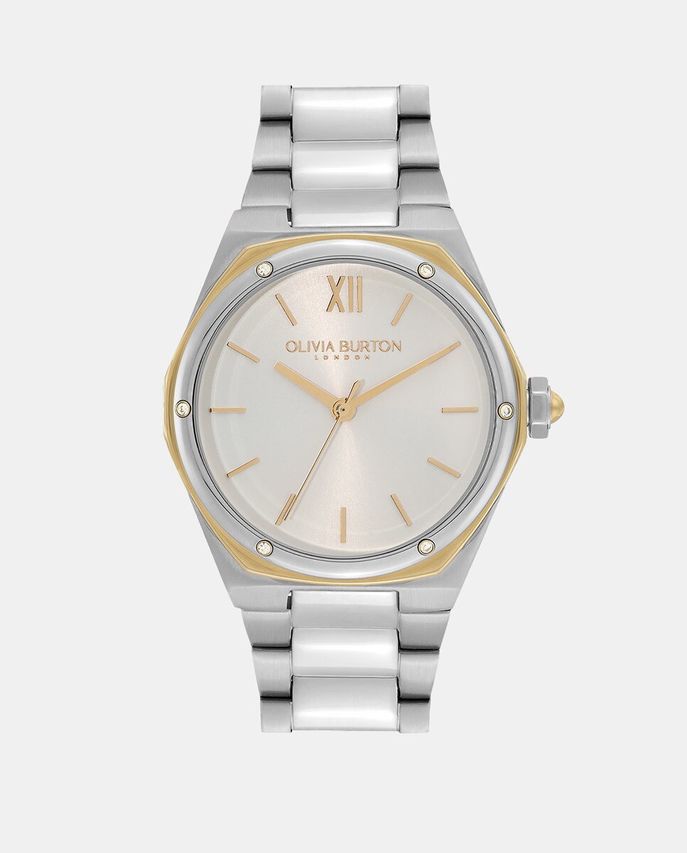 Hexa 24000031 стальные женские часы Olivia Burton, серебро