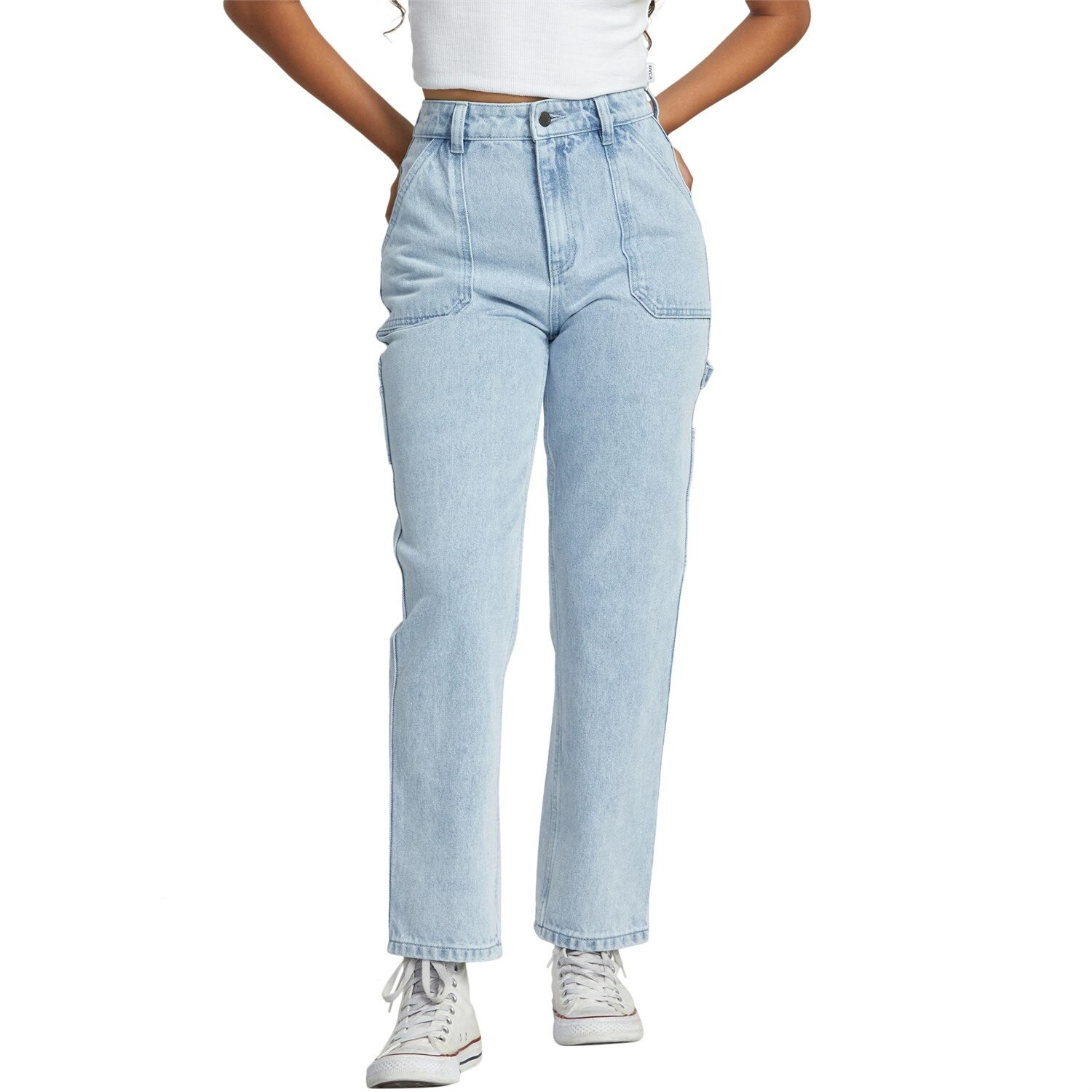

Брюки RVCA Recession Denim, цвет Light Vintage Wash